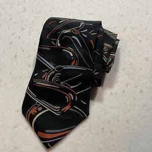 Harley Davidson Mens Tie Logo Y2K Vintage Ralph Marlin & Co. Motorcycle US Made